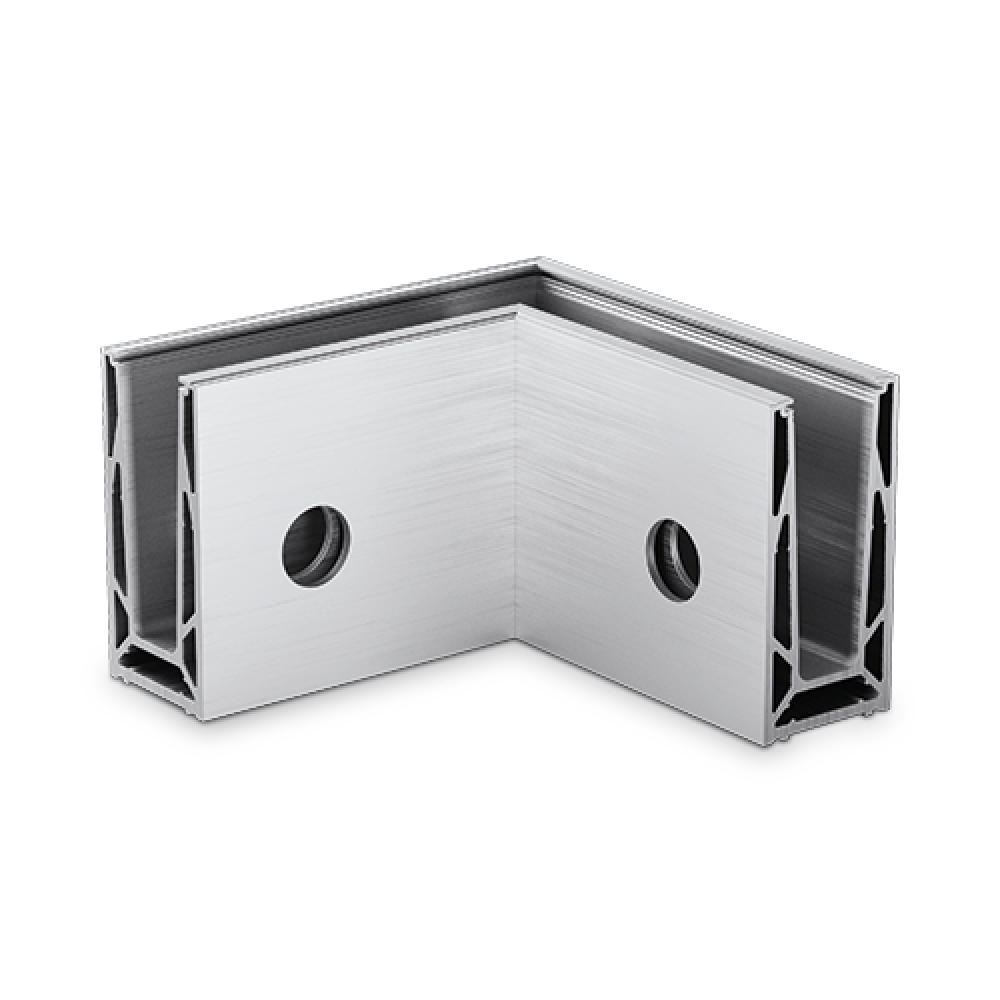HJØRNE INNVENDIG TL-6081           ANODISERT, 12,5CM HØY, 20C