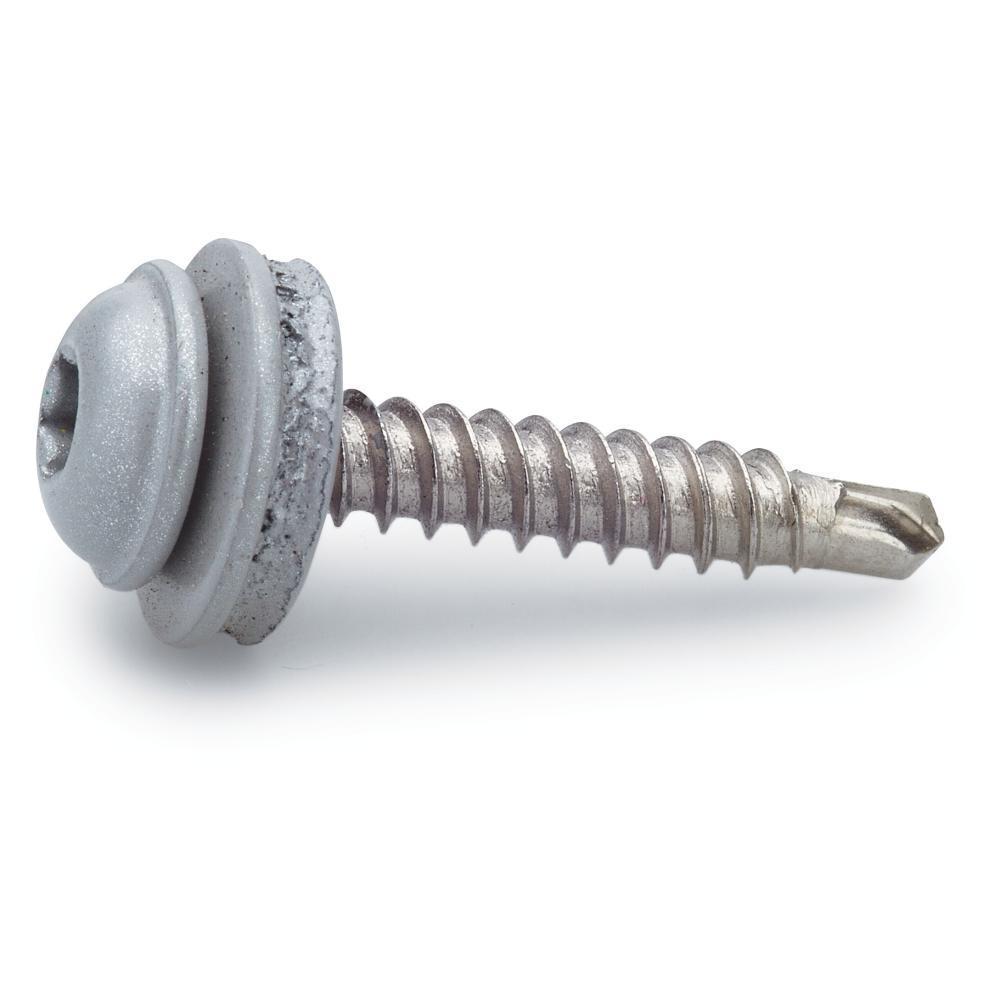VANNBORDSKRUE 4,2X25 RF SØLV 100PK 12PK/KRT  T20    RAL9006
