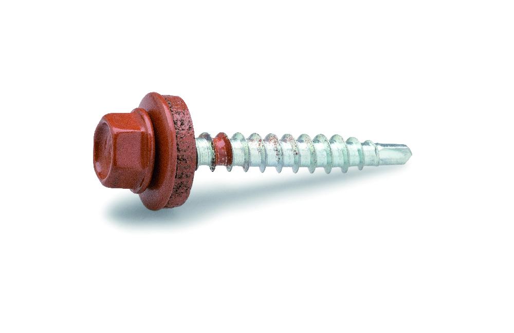 FARMERSKRUE 4,8X35 TEGLRØD 250PK   6PK/KRT 8MM PIPEBITS