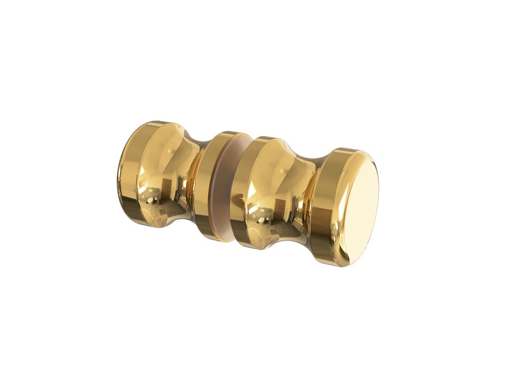 DUSJKNOTT POLERT MESSING Ø30X31MM  FOR 6-12MM GLASS BORHULL Ø10