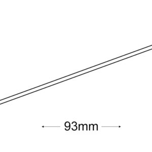 AL.VANNBORD 5311 HVIT 2,50M        93MM PK A 10 NCS 0502 Y G - Bilde 2