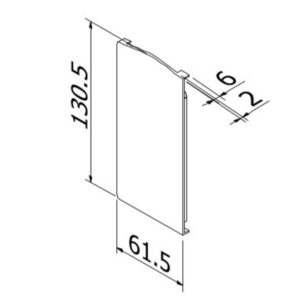 ENDEKAPPE TL-6081 HØYRE SORT - Bilde 2