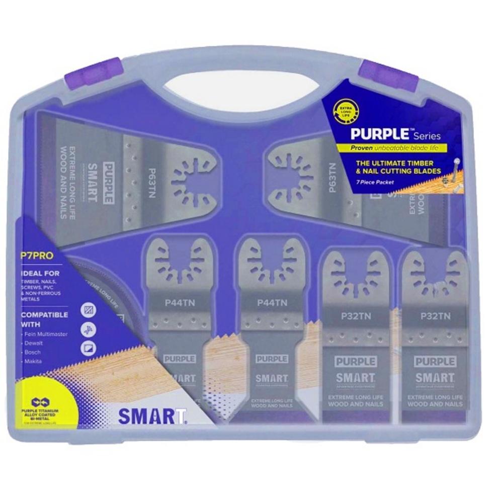 SAGBLAD SMARTPURPLE 7-BLAD SETT    P7MAX