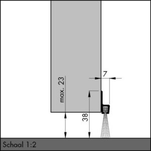 BØRST 2,5M IBS 39-18AL/21BØRST     10 X 2,5 MTR - Bilde 2
