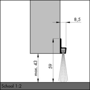 BØRST 2,5M IBS 60-20AL/40BØRST     10 X 2,5 MTR - Bilde 2