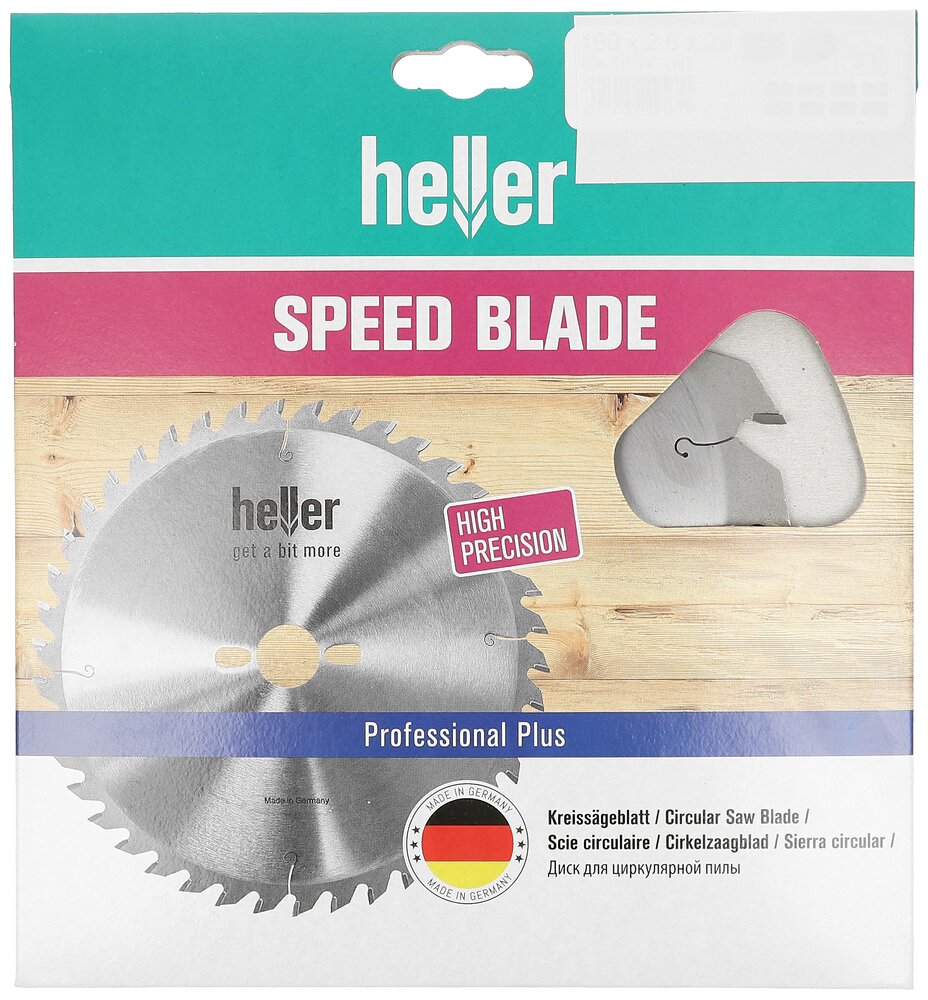 HELLER SAGBLAD 165x20x1,8MM 18T    F/BATTERI SIRKELSAG