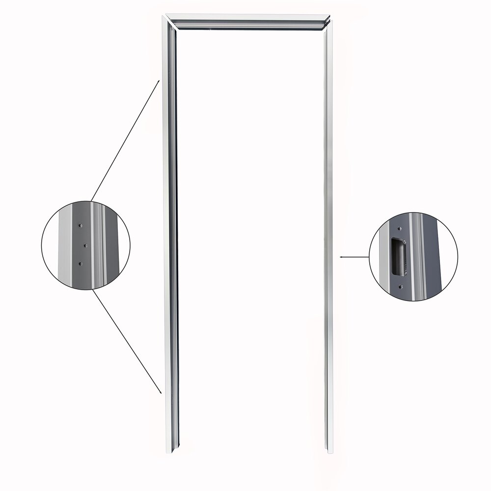DØRKARM DECIBEL SORT 10X21-V RAL9005 RG-580