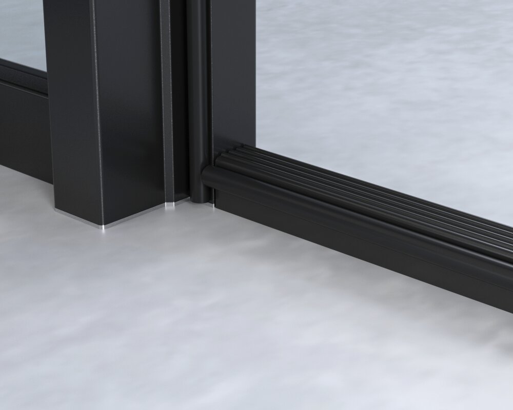 TERSKEL DECIBEL ALU SORT M10       20X24X906MM