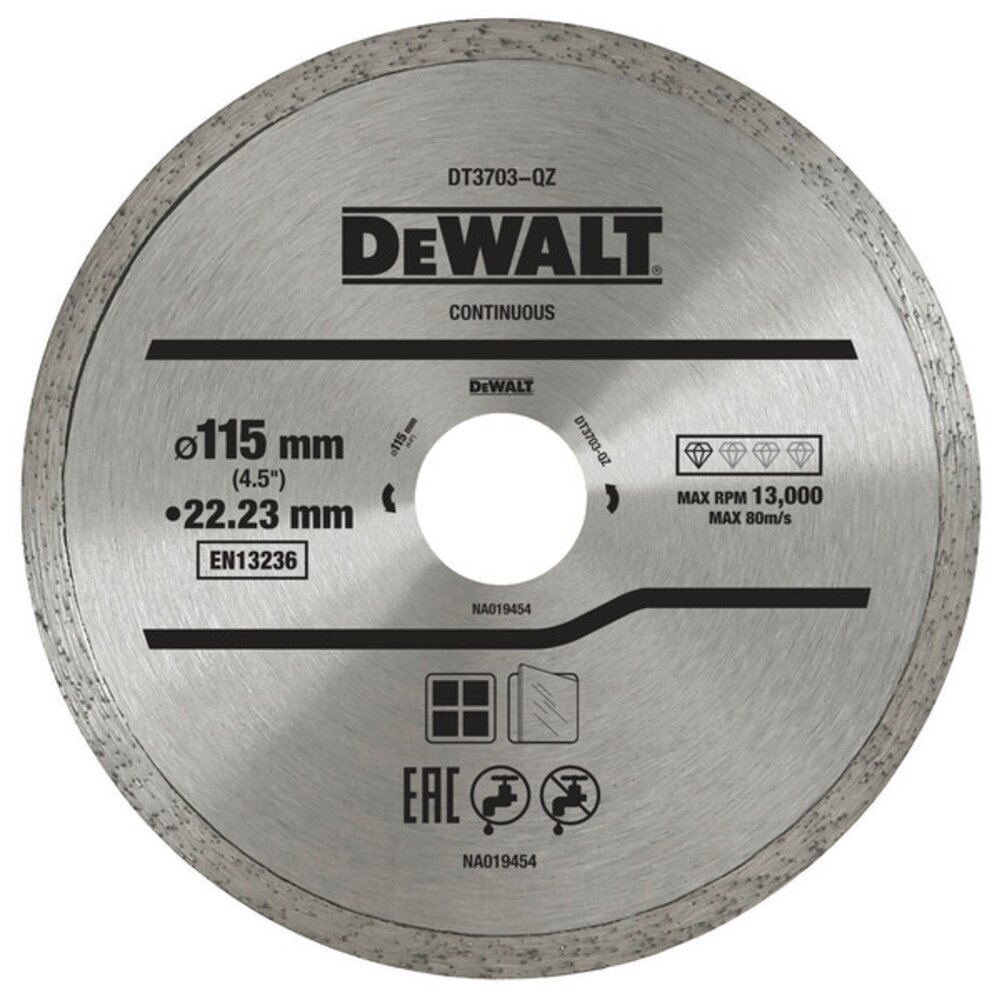 DEWALT KAPPESKIVE DIAMANT 115MM