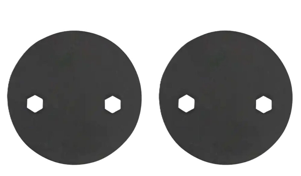 BLINDSKILT 11053 RST 314 SORT MATT Ø52X2MM CC30MM