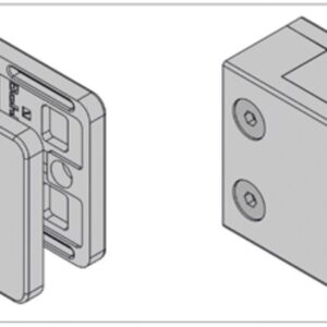 KLEMF 4K 55X55 10-13MM A4 BØRSTET  INKL SIKKERH.PIN.UTEN PAK - Bilde 3