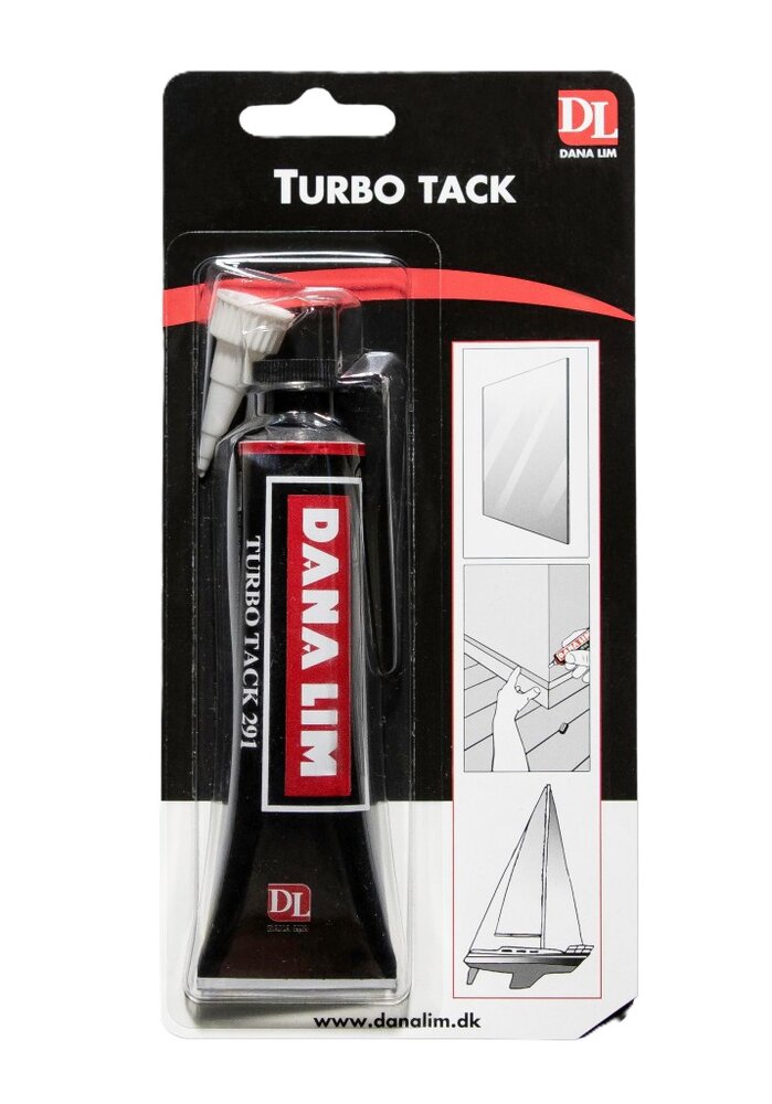 TURBO TACK 291 75ML HVIT
